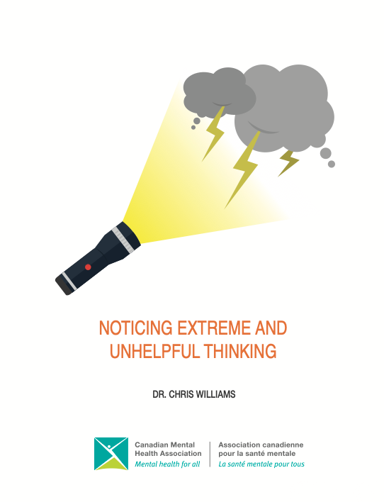 Adult workbook – Noticing extreme and unhelpful thinking